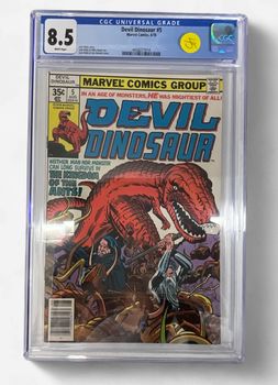Devil Dinosaur #5 CGC Universal Grade 8.5