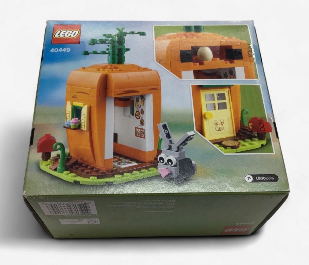 Lego building toy carrot house
