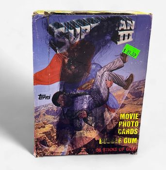 1983 Topps Superman 3 Wax Box