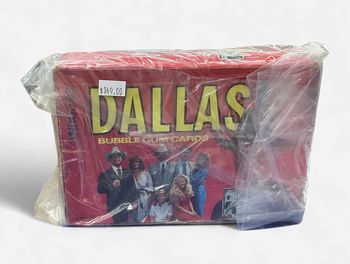 Dallas Bubble Gum Cards Wax Box