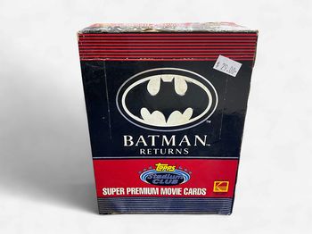 Topps Batman Returns Stadium Club Movie Cards Box 1992 New Sealed 36 Packs NOS