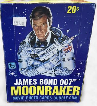 1979 James Bond 007 Moonraker Movie Photo Cards Bubble Gum