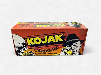 Kojak Cardgum Trading Cards & Bubble Gum Box