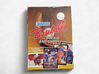 Donruss Baseball Puzzle and Card Box