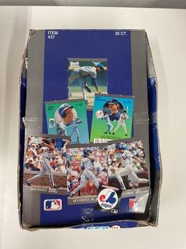 1991 Fleer Ultra Baseball MLB Vintage Trading Card Box 36  Factory Sealed Packs