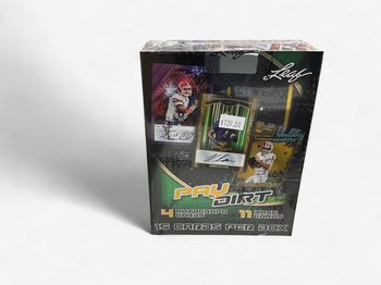 2026 leaf football pay dirt hobby box