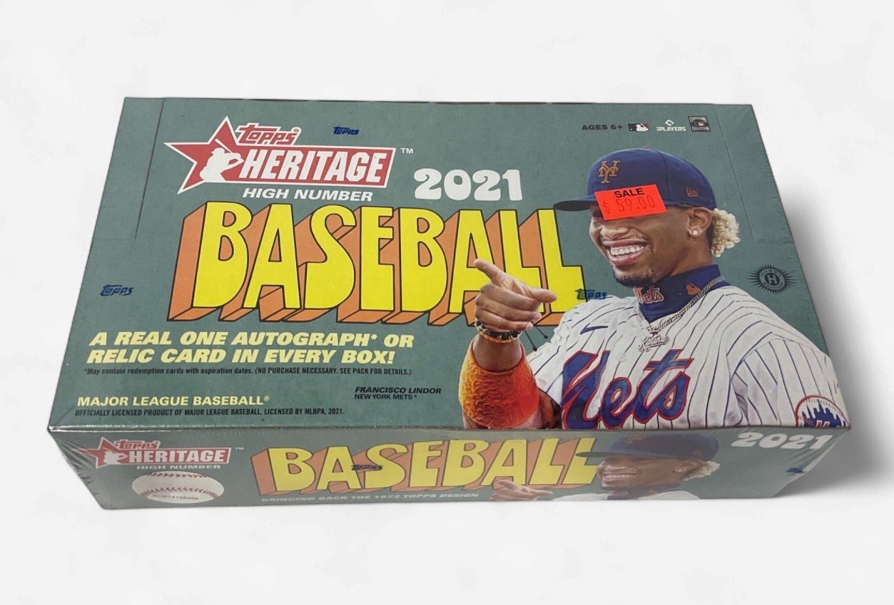 2021 Topps Heritage hobby box high numbers