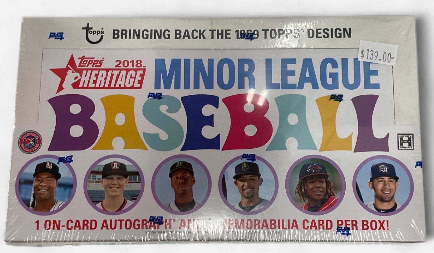 2018 Topps Heritage Minor League Baseball Sealed Box