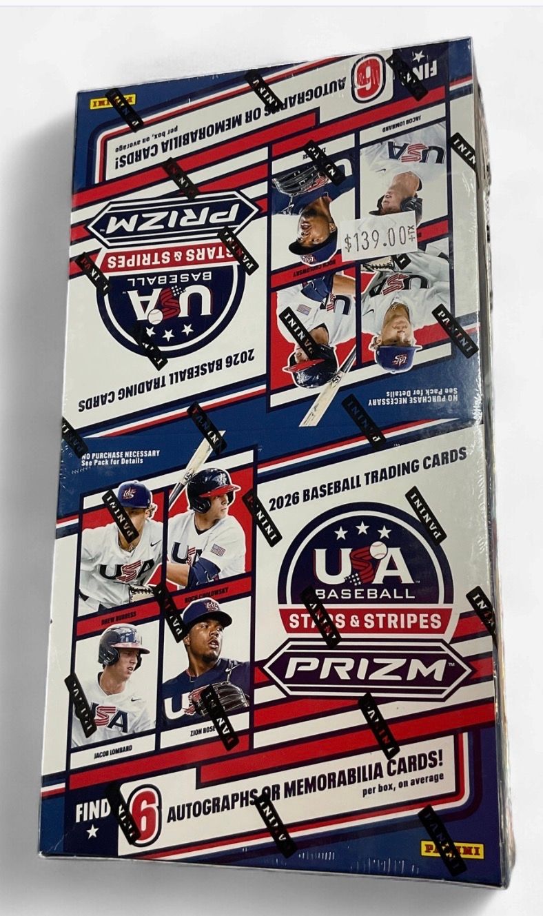 2026 Prizm Stars and Stripes USA baseball