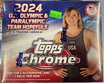 2024 Topps Chrome U.S Olympic Hopefuls Sealed Box