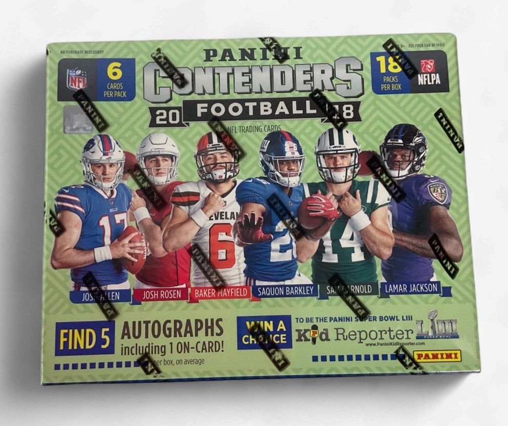 2018 Panini Contenders Football Hobby Box