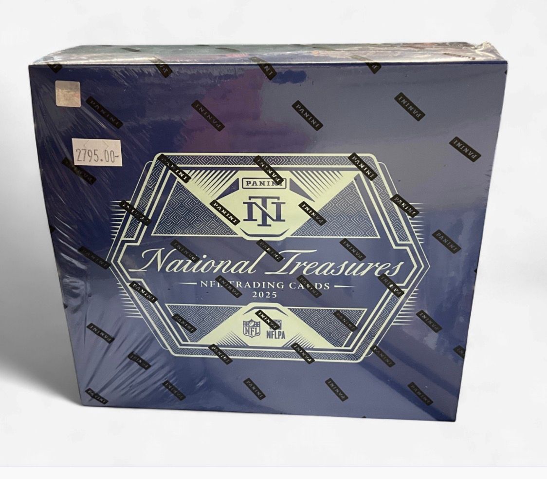 2025 Panini National Treasures NFL  Card Box