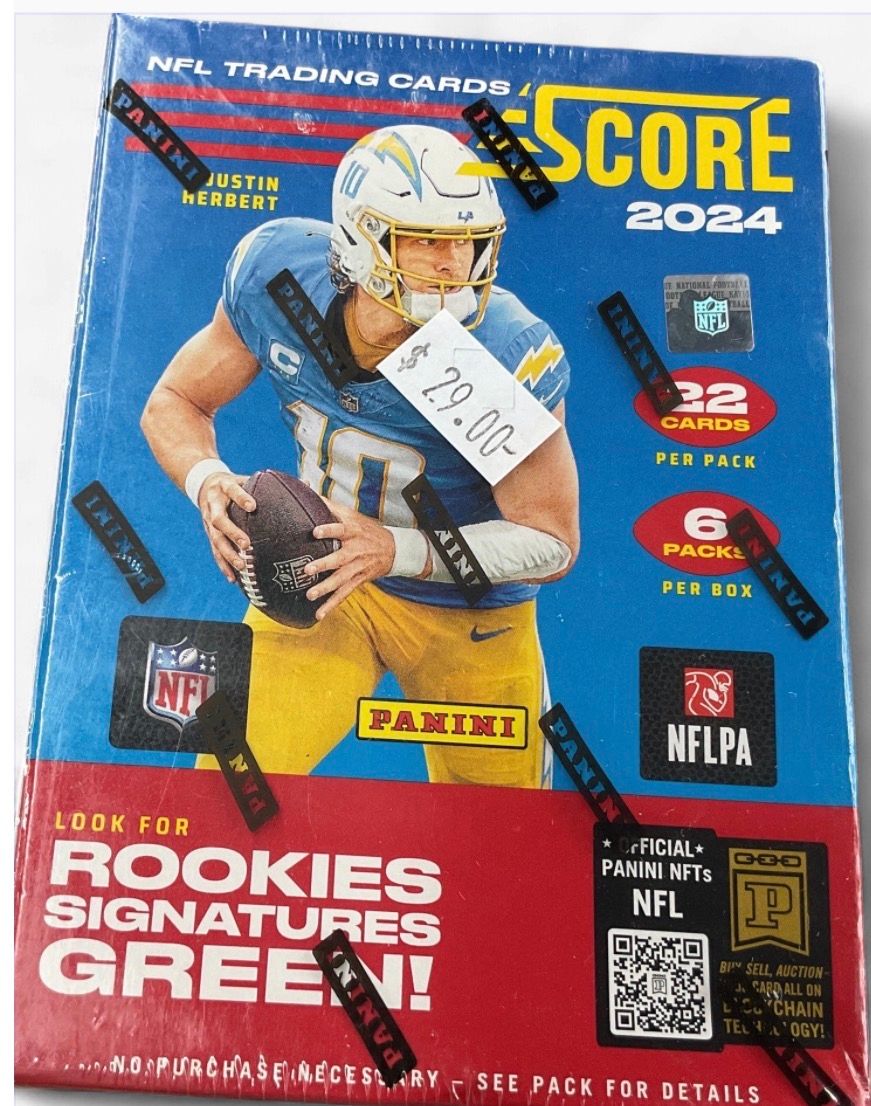 Panini NFL 2024 Score Football Blaster Box Trading Cards