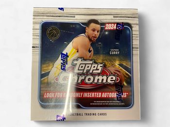 2024-25 Topps Chrome Basketball Sealed Box