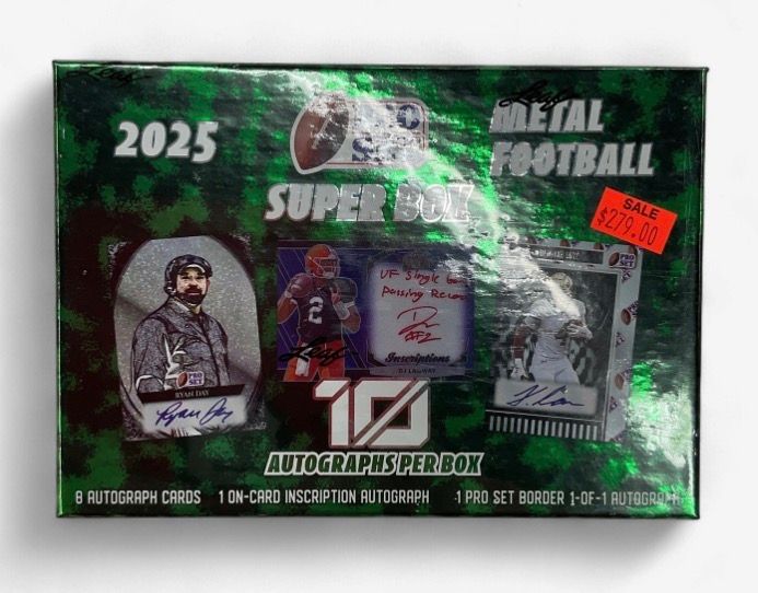 2025 Pro Set super box metal football