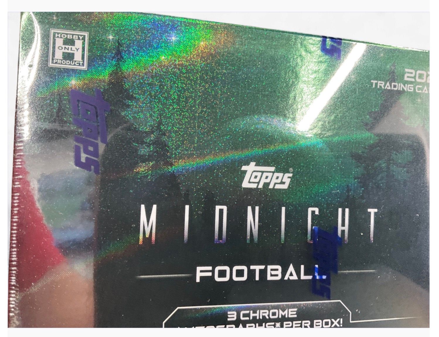 2024 Topps midnight football hobby box 3 autographs