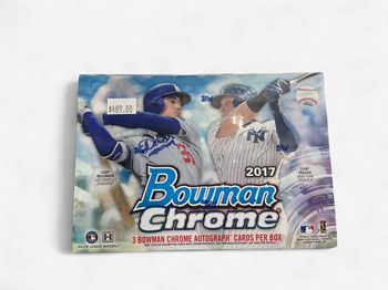 2017 Bowman Chrome MLB Sealed Box