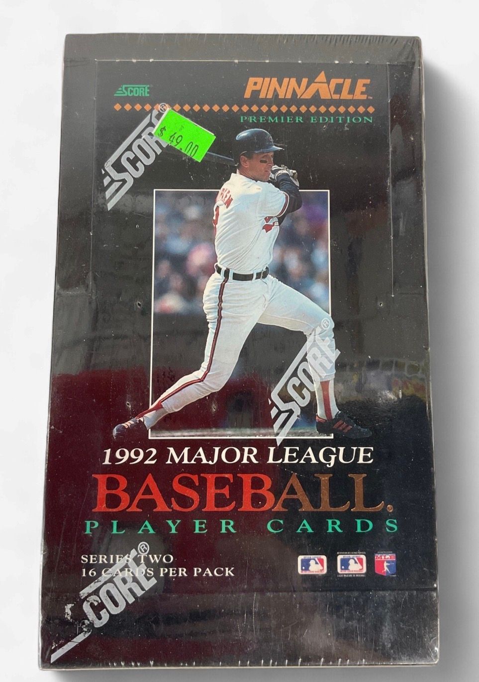 1992 Score Pinnacle Baseball Series 1 Factory Sealed Wax Box 36 Packs