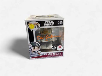 Funko Pop! Star Wars Autographed Wedge Antilles # 219 JSA COA Funko Pop! Star Wars Autographed Wedge Antilles # 219 JSA COA