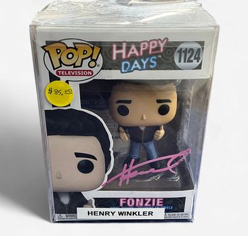 Funko Pop! Happy Days Henry Winkler Autographed Fonzie # 1124 Beckett COA