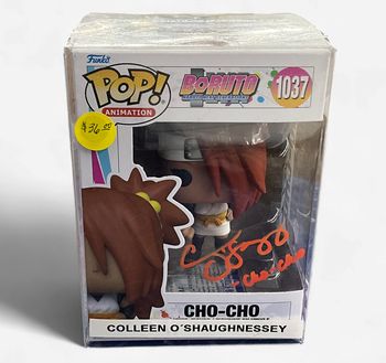 Funko Pop! Boruto Colleen O’Shaughnessey Autographed Cho-Cho # 1037 PSA COA