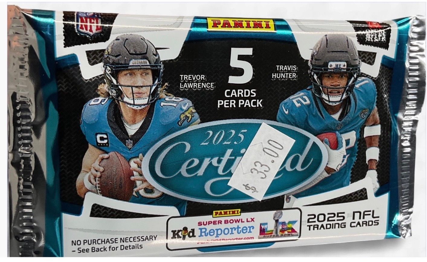 2025 Certified Football Hobby Pack