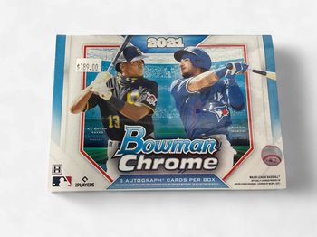 2021 Bowman Chrome MLB Sealed Box