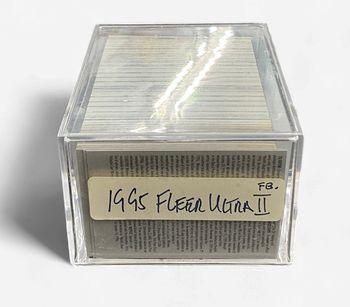 Fleer 1995 Ultra II Football Collection