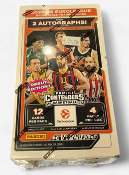 25/26 Panini contenders basketball Euro league hobby box