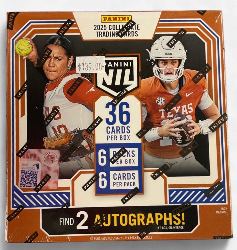 2025 Panini Football Texas Collegiate Card Box