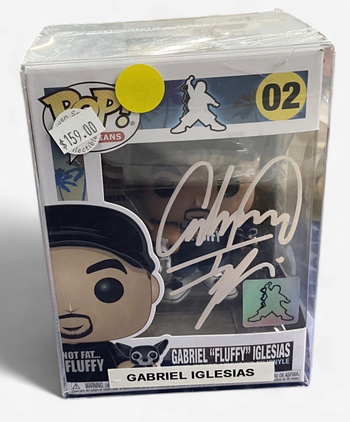 Funko Pop! Comedians Autographed Gabriel “Fluffy” Iglesias #02 JSA COA