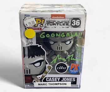 Funko Pop! Comics TMNT Marc Thompson Autographed Casey Jones # 36 w/ COA