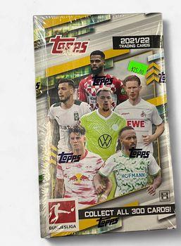 Topps Factory Sealed 2021-22 Trading Cards Bundesliga Sealed Box