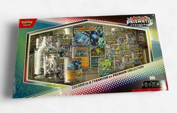 Pokemon Prismatic Lucario ex & Tyranitar ex Premium Collection