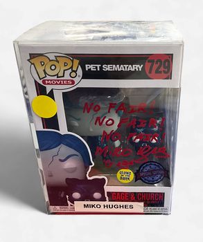 Funko Pop! Movies Pet Sematary Miko Hughes Autographed Gage & Church # 729 JSA COA Funko Pop! Movies Pet Sematary Miko Hughes Autographed Gage & Church # 729 JSA COA