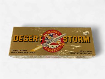 Desert Storm Weapon Profiles Sealed Card Set