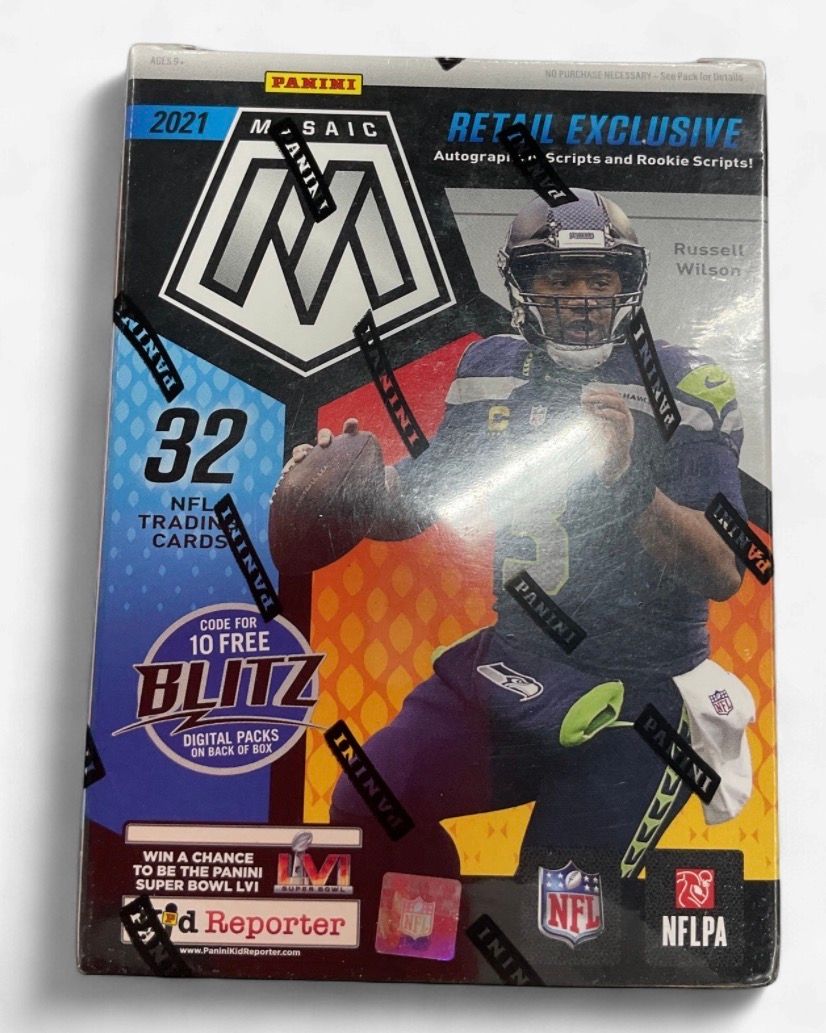 SEALED 2021 Panini Mosaic NFL Football Blaster Box 32 Cards Mosaic Orange LOT 5