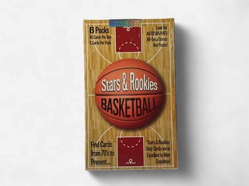 NBA Stars & Rookies Basketball Trading Card Box [8 Packs]