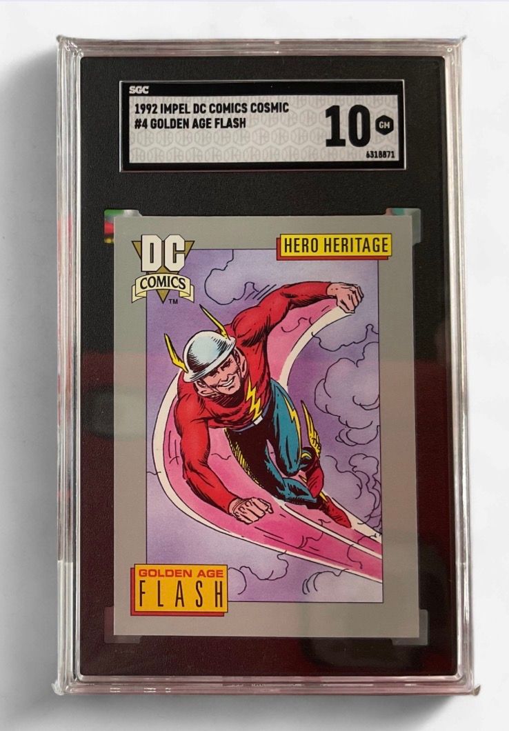 1992 Impel DC Comics Cosmic #4 Golden Age Flash SGC 10 Graded