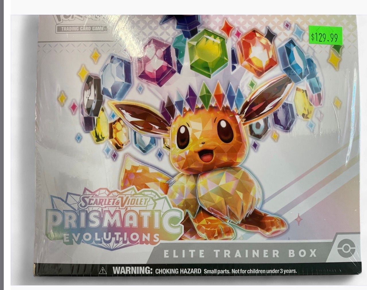 Prismatic evolution elite trainer box