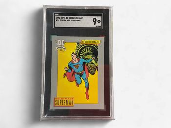1992 Impel DC Comics Cosmic #16 Golden Age Superman SGC Graded 9
