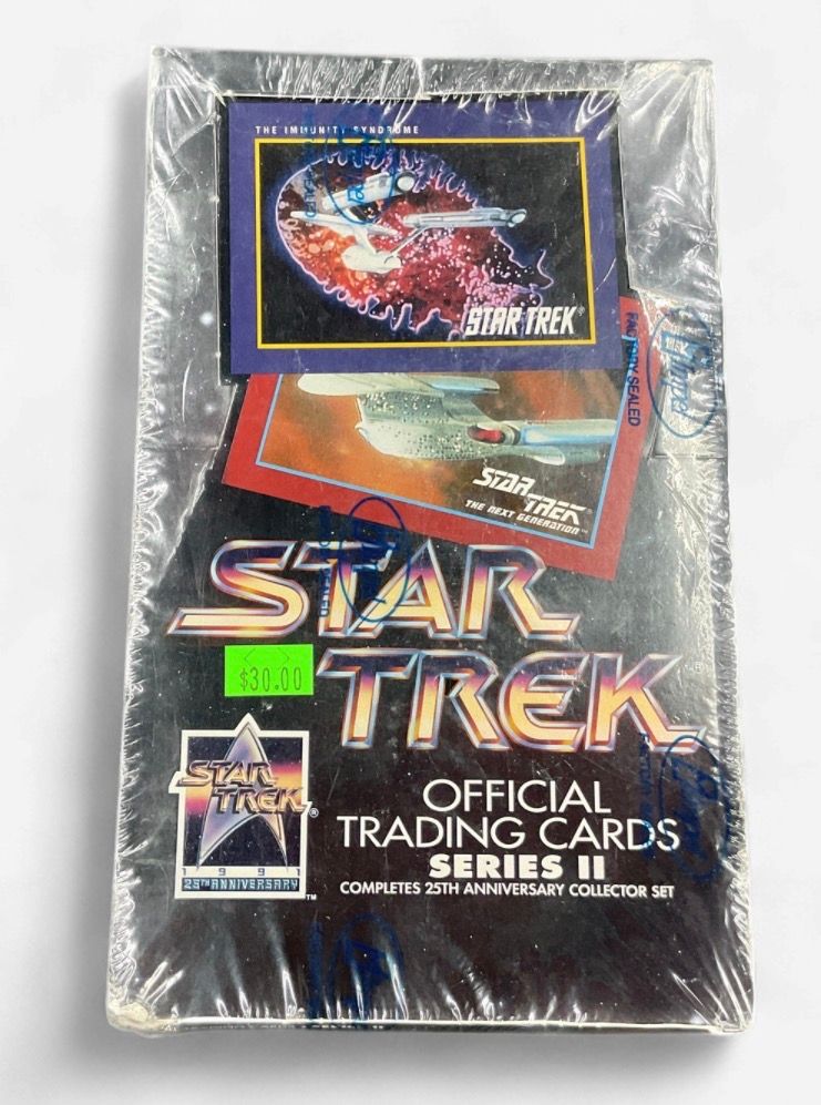 1991 Impel Star Trek Series 2 Trading Cards - Factory Sealed Packs, Unopened Box