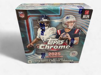 2025 Topps Chrome Football Mega Box