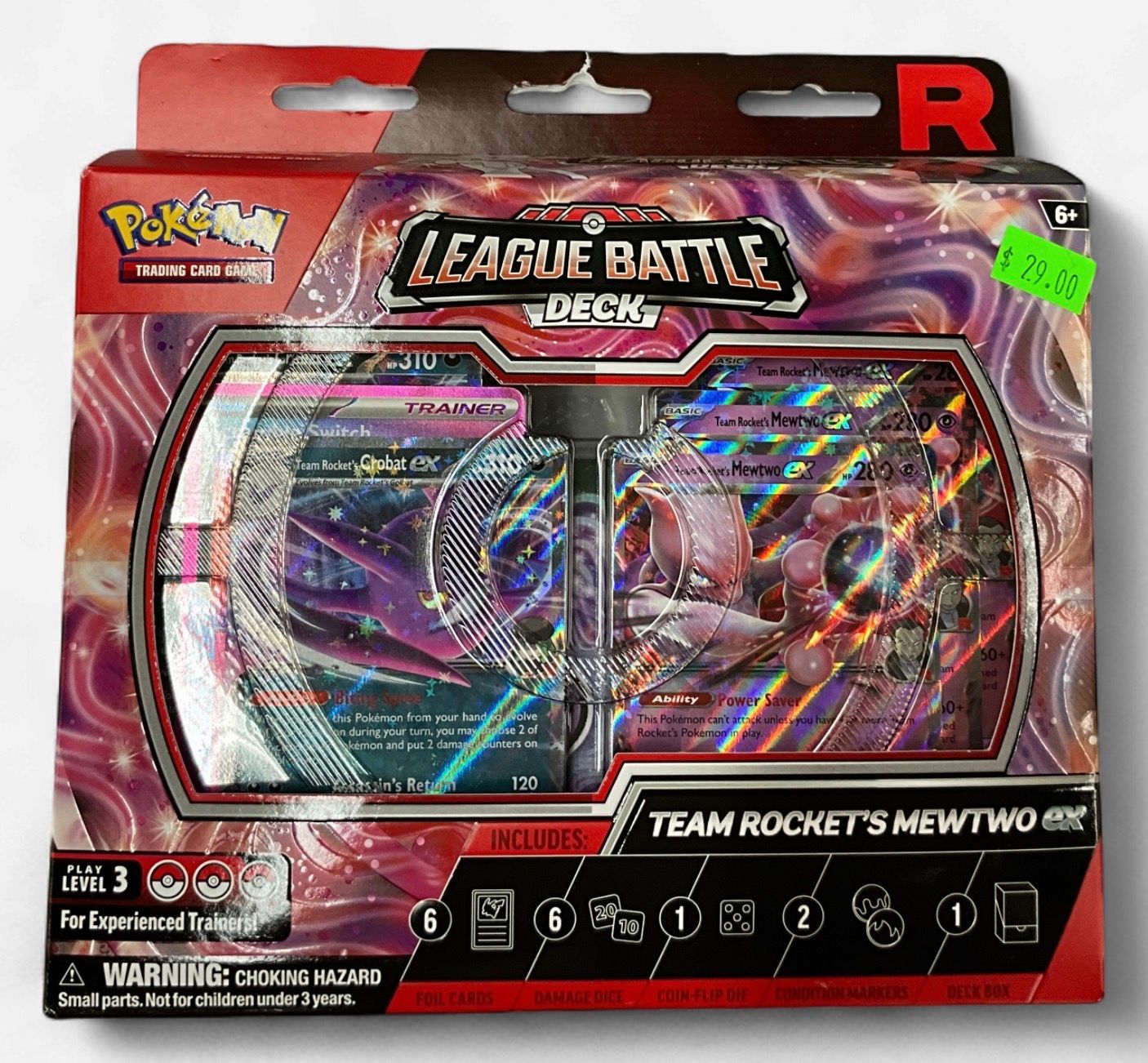 Pokemon League battle Team rocket Mewtwo Deck