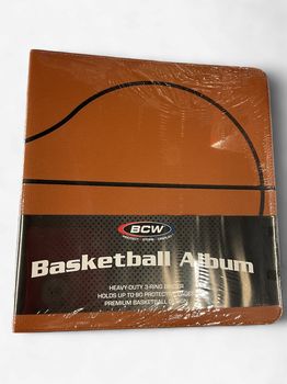 BCW Basketball Album 3 Ring Binder Brown