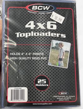 BCW 4x6 Toploaders