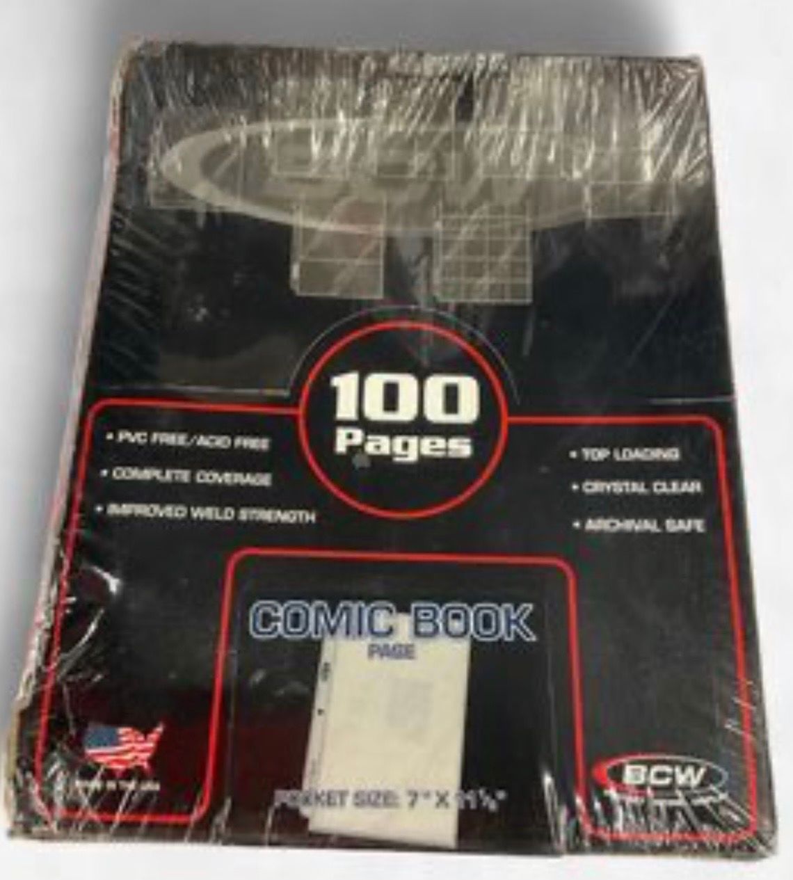 BCW Comic Book Pages 100 Package BCW Comic Book Pages 100 Package
