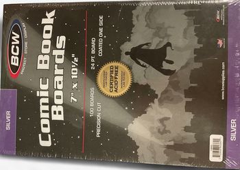 BCW Comic Book Boards Silver