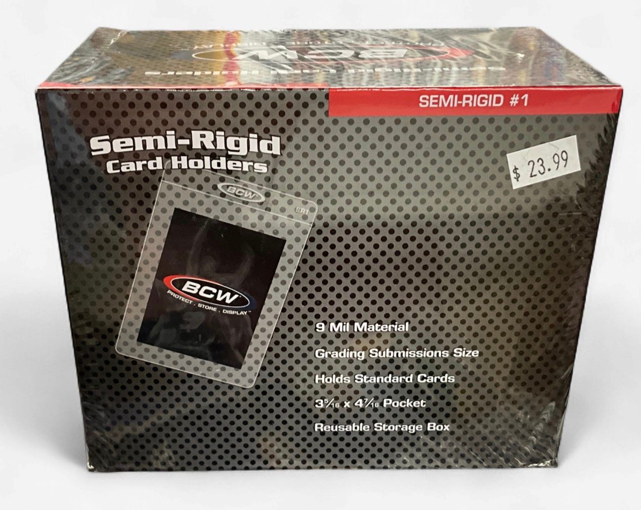 BCW Semi Rigid Card Holders 4pk 50ct. (200)