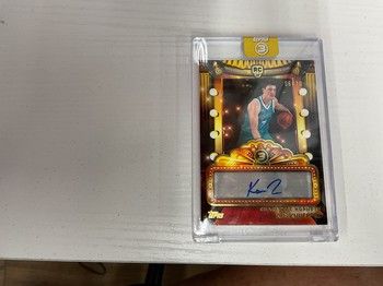 2025-26 Topps 3 Basketball Certified Auto Kon Knueppel Card
